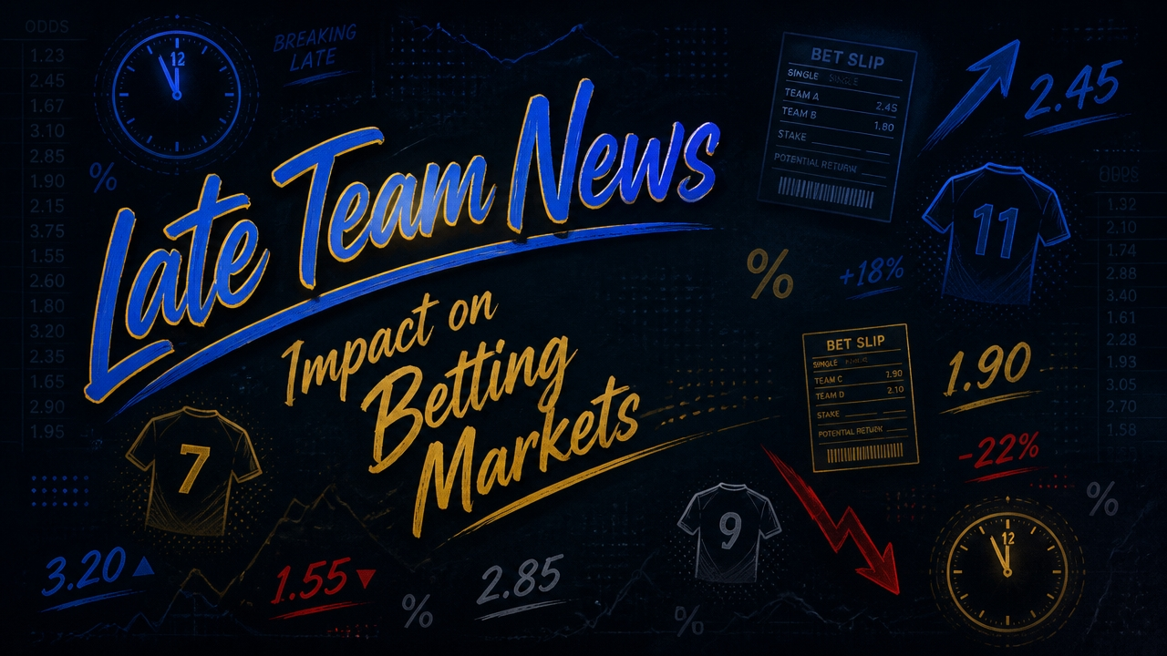 Late Team News Impact on Betting Markets