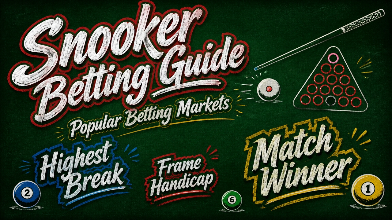 Snooker Betting Guide – Popular Betting Markets