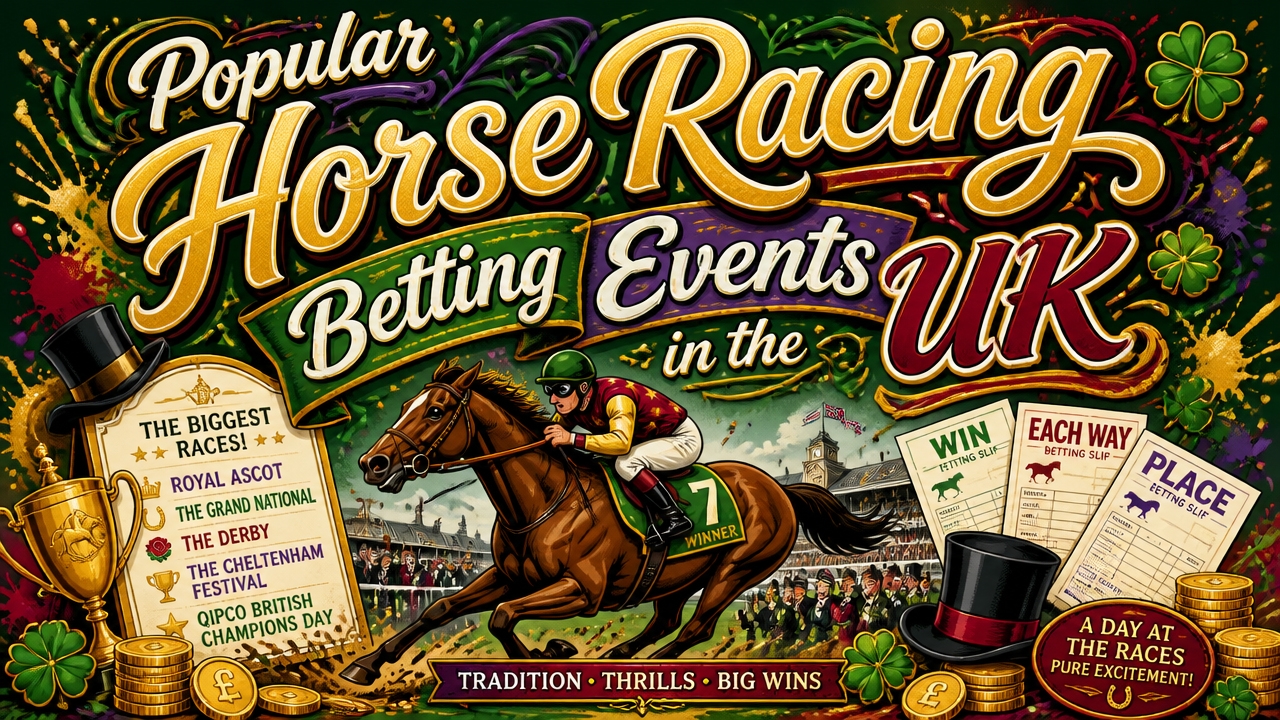 Popular Horse Racing Betting Events in the UK